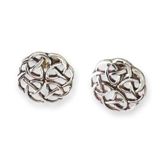 Westering Home Silver Celtic Earrings
